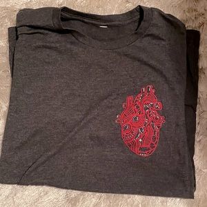 ArteryInk  Unisex Heart and Lungs Tee